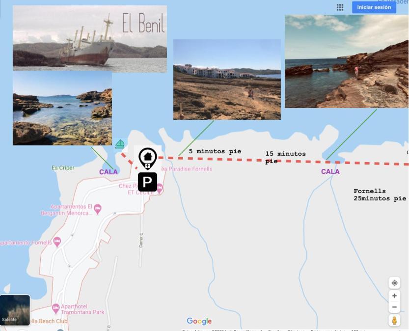 Appartamento Duplex En Playas De Fornells Fornells  Esterno foto